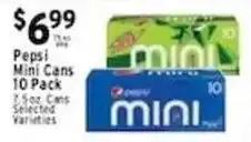Met Foodmarkets Pepsi mini cans offer