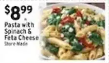 Met Foodmarkets Pasta with Spinach & Feta Cheese offer