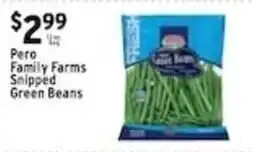 Met Foodmarkets Pero Family Farms Snipped Green Beans offer