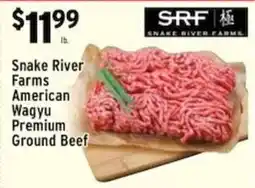 Met Foodmarkets Snake River Farms American Wagyu Premium Ground Beef offer