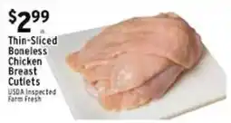 Met Foodmarkets Thin-Sliced Boneless Chicken Breast Cutlets offer