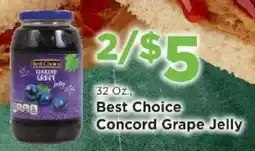 Homeland Market Best Choice Concord Grape Jelly offer