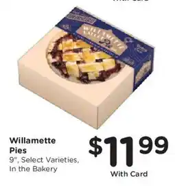 Fred Meyer Willamette Pies offer