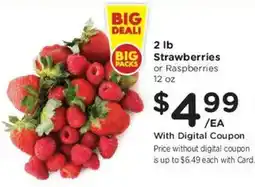 Fred Meyer Strawberries or Raspberries offer
