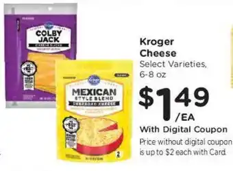 Fred Meyer Kroger Cheese offer