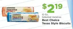 Homeland Market Best Choice Texas Style Biscuits offer