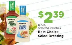 Homeland Market Best Choice Salad Dressing offer