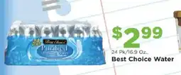Homeland Market Best Choice Purified Drinking Water offer