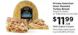 Fred Meyer Private Selection Oven Roasted Turkey Breast offer