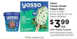 Fred Meyer Yasso Frozen Greek Yogurt Bars offer