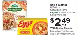 Fred Meyer Eggo Waffles offer