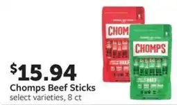 Fareway Chomps Beef Sticks offer