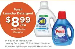 Fred Meyer Persil Laundry Detergent offer