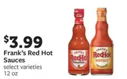 Fareway Frank's Red Hot Sauces offer