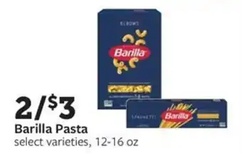 Fareway Barilla Pasta offer