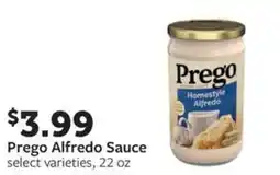 Fareway Prego alfredo sauce offer