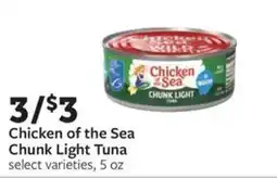Fareway Chicken of the Sea Chunk Light Tuna offer