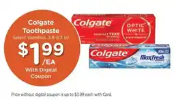 Fred Meyer Colgate toothpaste offer