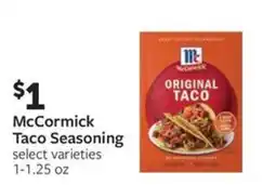 Fareway McCormick Taco Seasoning offer