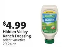 Fareway Hidden Valley Ranch Dressing offer