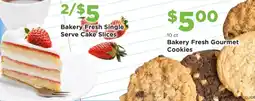 Homeland Market Bakery Fresh Single Serve Cake Slices offer