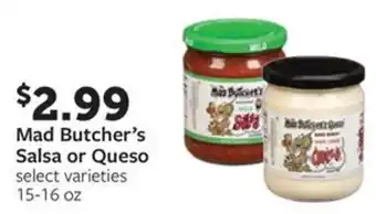 Fareway Mad Butcher's Salsa or Queso offer
