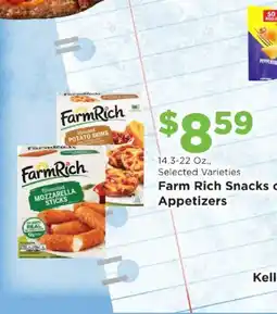 Homeland Market Farm Rich Snacks Appetizers offer