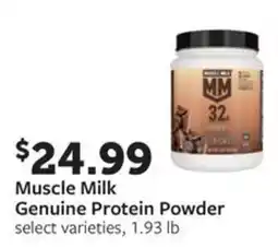 Fareway Muscle Milk Genuine Protein Powder offer