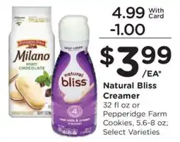 Fred Meyer Natural Bliss Creamer offer