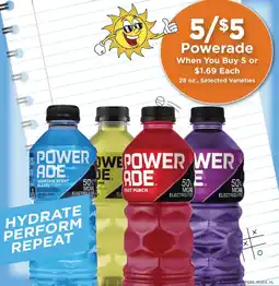 Homeland Market Powerade offer
