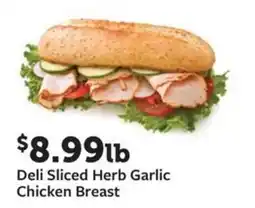 Fareway Deli Sliced Herb Garlic Chicken Breast offer