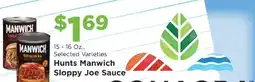 Homeland Market Hunts Manwich Sloppy Joe Sauce offer