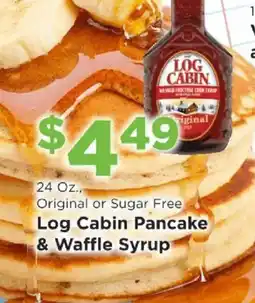 Homeland Market Log Cabin Pancake & Waffle Syrup offer