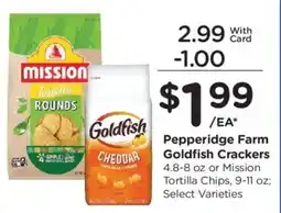 Fred Meyer Pepperidge Farm Goldfish Crackers offer