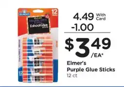 Fred Meyer Elmer's Purple Glue Sticks offer