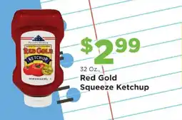 Homeland Market Red Gold squeeze ketchup offer