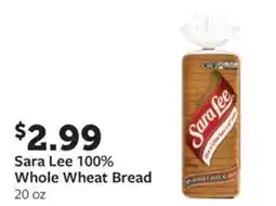 Fareway Sara Lee 100% Whole Wheat Bread offer