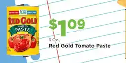 Homeland Market Red Gold Tomato Paste offer