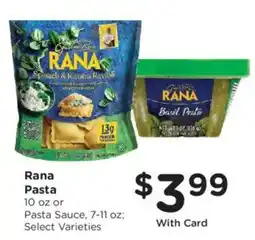 Fred Meyer Rana Pasta offer