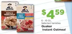 Homeland Market Quaker Instant Oatmeal offer