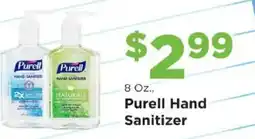 Homeland Market Purell hand sanitizer offer
