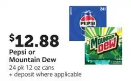 Fareway Pepsi or Mountain Dew offer