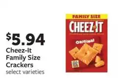 Fareway Cheez-it Family Size Crackers offer