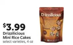 Fareway Drizzilicious mini rice cakes offer