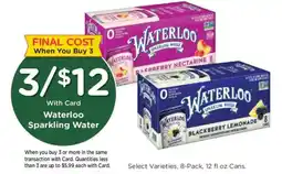 Fred Meyer Waterloo Sparkling Water offer