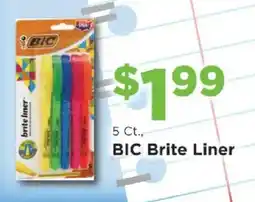 Homeland Market Bic Brite Liner offer