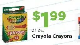 Homeland Market Crayola Crayons offer