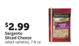 Fareway Sargento sliced cheese offer