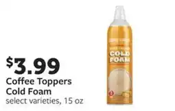 Fareway Coffee Toppers Cold Foam offer