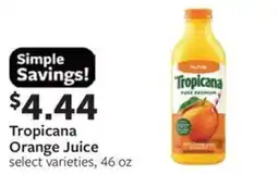 Fareway Tropicana orange juice offer